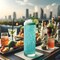 Brew Glitter - Teal Color Changing Edible Drink Glitter (4g, Mini Spray Pump) for Beer, Cocktails and Beverages